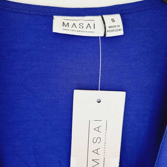 NWT MASAI COPENHAGEN ibone open cardigan, clematis blue - Picture 4 of 8